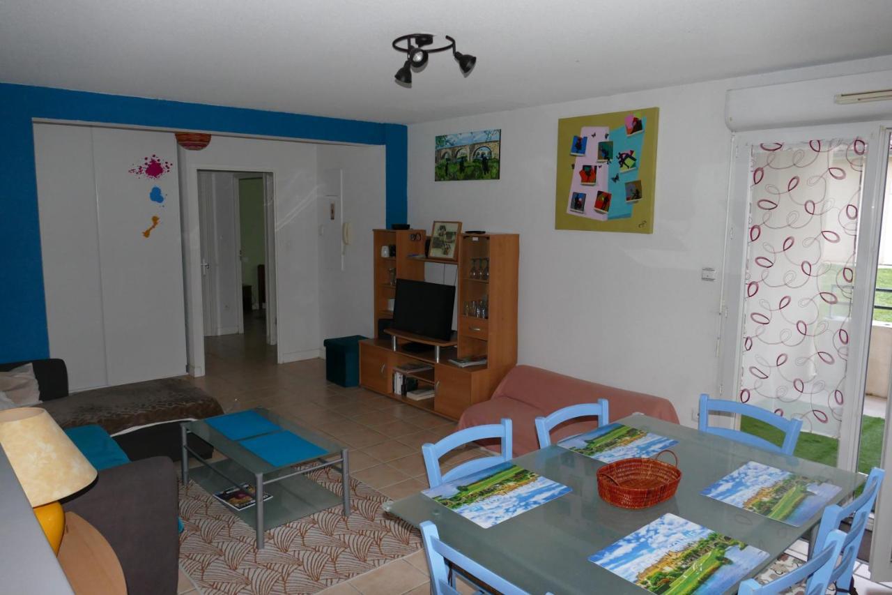 Carcassonne T3 Residentiel Rez De Jardin Piscine, Wifi, Tennis, Fitness Apartment Luaran gambar